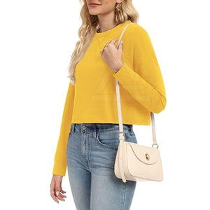 Sudadera Corta Informal para Mujer, Hecha con Tela Suave y Cómoda, Ideal para Calentamientos, Viajes y Actividades Diarias - Product Image 3