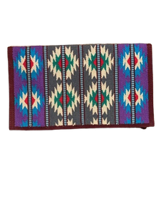 Manta de lana tejida para equitación western, almohadilla de silla de montar hecha a mano para vaqueros, trabajo en ranchos, caballos de sendero, espectáculos, entrenamiento y aparejos. - Product Image 1
