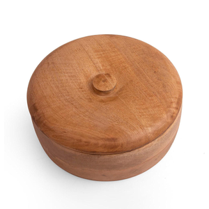 Cacerola de Madera Ecológica y Duradera Más Vendida con Tapa, Clásica y Elegante, Apta para Lavavajillas, Exterior Pulido - Product Image 5