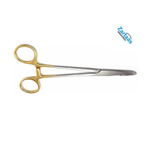 Instrumentos dentales de acero inoxidable de alta calidad TC Olsen Hegar soporte de aguja 14 cm fabricante - Product Image 2
