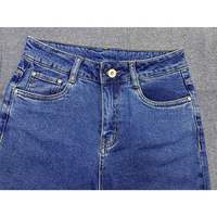 Jeans en gros pour femmes, denim extensible, jeans déchirés pour femmes, coupe ajustée, longueur intégrale, jeans papillon pour femmes