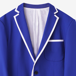Blazer unisexe Zeta Blue Sorority Inc, logo brodé élégant et professionnel, fabricant et fournisseur OEM ODM sur mesure - Product Image 6