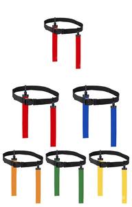 Nouvelles ceintures de flag football réglables pour le sport - Ensemble de ceintures de flag football réglables avec boucle adhésive - Product Image 3
