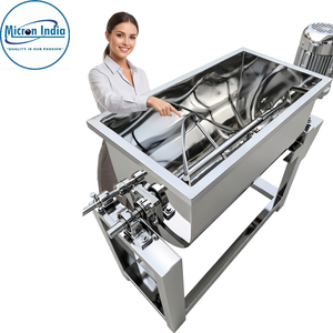 Mezcladora Rotativa de Acero Inoxidable de Alta Eficiencia, 3kW, para Mezclar Polvo |   Mezclador Industrial Horizontal de Inducción para Alimentos y Farmacéutica - Product Image 3