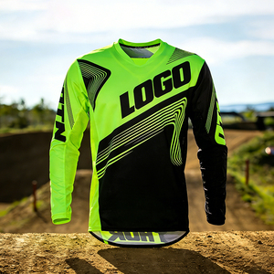 Maillot de moto pour homme à manches longues, respirant, séchage rapide, imprimé par sublimation, pour motocross et tout-terrain, vente en gros - Product Image 3