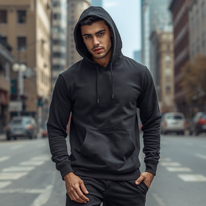 Sudadera con Capucha de Forro Polar de Poliéster/Nylon Ultra Pesado de 1000 GSM para Invierno, Bordada, con Personalización OEM ODM - Product Image 6