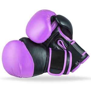 Guantes de entrenamiento de boxeo de cuero de alta calidad, ligeros, transpirables y que absorben la humedad, para kick boxing y sacos de boxeo. - Product Image 1