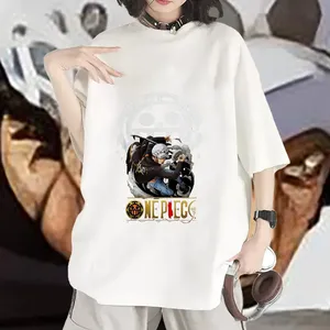 Camiseta Oversize de Algodón Ecológico para Mujer, Diseño Largo y Ajustado con Logotipo Personalizado, Estilo Casual con Patrón Liso para Verano - Product Image 1