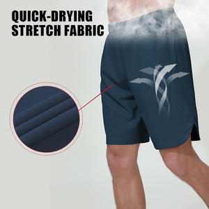 Pantalones Cortos Deportivos Personalizados de Alta Calidad para Hombre, Cintura Elástica con Cordón, Bolsillos con Cremallera, Diseño Informal, Transpirables - Product Image 4