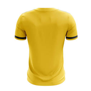 Polo Deportivo para Hombre |   Impresión por Sublimación de Arlequín Amarillo, Negro y Rojo |   Camiseta Deportiva Táctica Transpirable que Absorbe la Humedad - Product Image 2