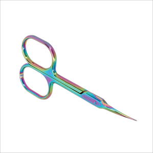Tijeras de Maquillaje Profesionales al por Mayor, Estilo Retro, Mini, Rectas, de Acero Inoxidable Negro Sólido, de Gran Venta, para Aplicación de Uñas y Belleza - Product Image 1
