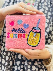 Monedero rectangular de alta calidad con cuentas, personalizable con LOGO, mini cartera con cremallera y diseño de personajes. - Product Image 2