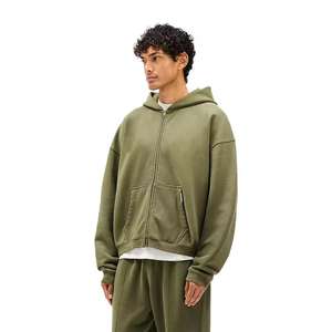 Sudadera con Capucha de Invierno para Hombre, Diseño Superior, Lavado Ácido, con Logotipo Personalizado, Transpirable y Resistente - Product Image 2