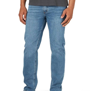 Pantalones Vaqueros de Mezclilla Personalizados para Hombre, Corte Ajustado, Desgastados, de Algodón, Estilo Urbano, Pantalones Vaqueros Lavados de Alta Calidad, Venta al por Mayor - Product Image 1