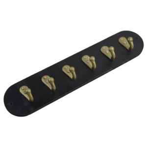 Porte-manteau mural de luxe pour chambre à coucher avec crochets décoratifs pour suspendre vêtements, manteaux, chapeaux et clés - Product Image 1