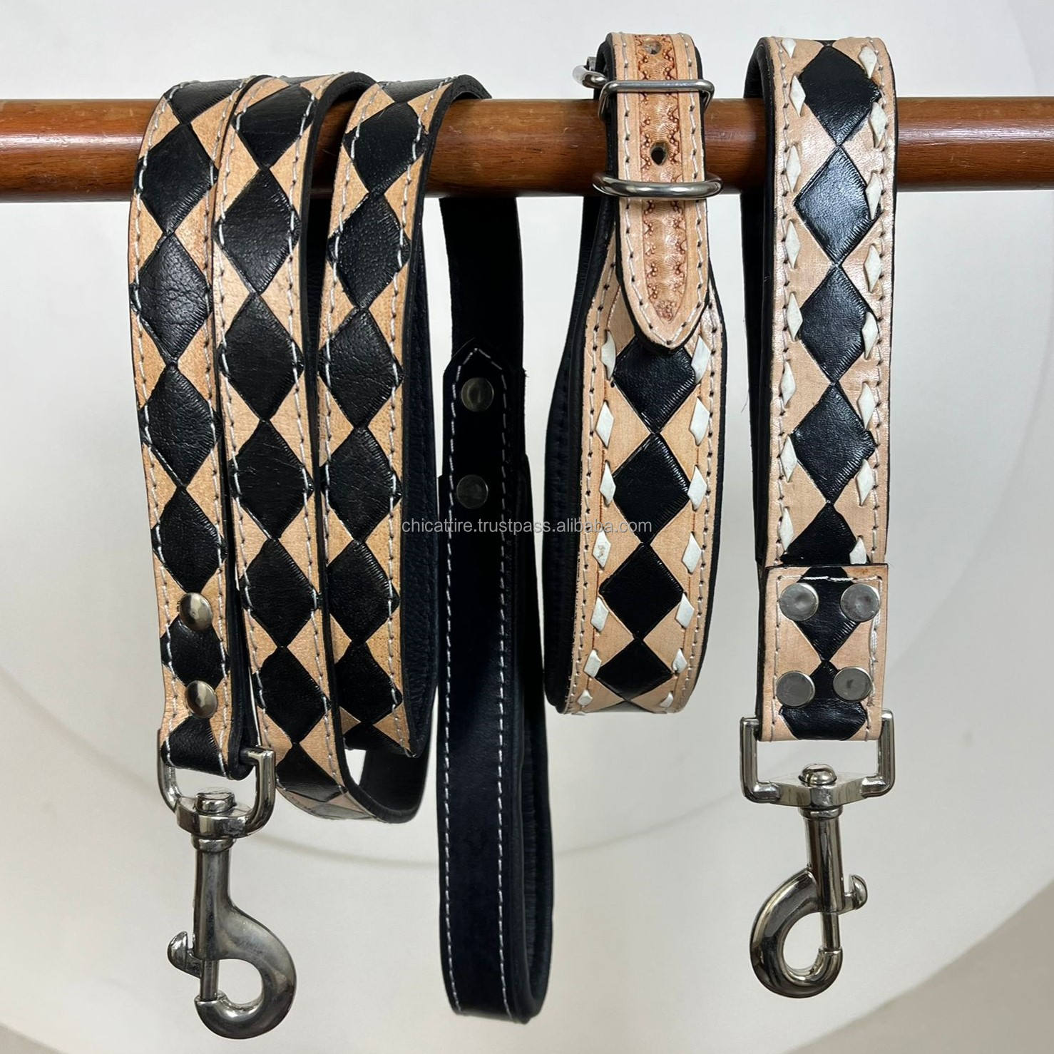 Black & Tan Checkered