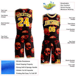 Uniforme de Baloncesto Personalizado de Alto Rendimiento y Transpirable, Diseñado para Máxima Movilidad y Comodidad Duradera - Product Image 2