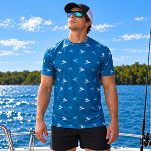 Camisa de Pesca Personalizada de Secado Rápido, Sublimada, Impermeable, con Protección Solar UPF 50, para Agua Salada, 140 g/m², para Minoristas - Product Image 2