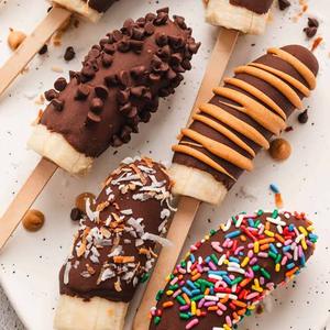 Frozen Banana <b>Dipped</b> in Chocolate Premium Frozen Fruit Snack OEM Private Label Vietnam Supplier - Product Image 3
