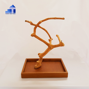 ที่นั่งนกทำจากไม้กาแฟธรรมชาติ THANH TUNG THINH สำหรับนก - Product Image 1