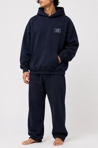 Sudadera con Capucha Holgada para Hombre, de Felpa, con Bolsillo Frontal, Informal, de Algodón Tejido, Ecológica, Transpirable, para Invierno - Product Image 2