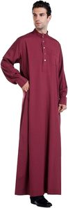 Jubba Clásica para Hombre, Thobe Árabe Tradicional de Manga Larga, Ropa Musulmana, Fabricante Mayorista de Jubbas Islámicas para Hajj y Umrah - Product Image 4