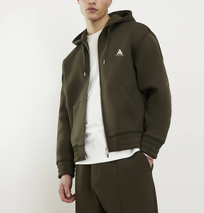 Sudadera con capucha de algodón grueso para hombre, estilo casual, holgada, moderna, con estampado gráfico, para invierno. - Product Image 2