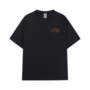 Camiseta Casual de Punto para Hombre, Cuello Redondo, Manga Corta, 100% Algodón, Corte Regular, Logotipo Estampado en la Parte Delantera - Product Image 2