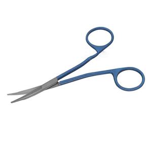 Ciseaux de dissection manuels en acier inoxydable Stevens avec pointes courbes et arrondies, ensemble d'instruments - Product Image 1