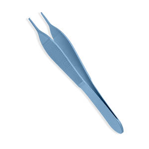 Nouvel arrivage : Pince à épiler multifonction à poignée large, antidérapante et striée, en acier inoxydable, pour greffe de cheveux, instrument CE, manuel inclus - Product Image 1