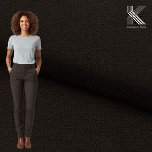 Tela de Terciopelo de Algodón y Elastano, 260 GSM, Peso Medio, Tejido Suave y Elástico, Teñido con Pigmentos, Acabado Melocotón, para Pantalones, Chaquetas - Product Image 2