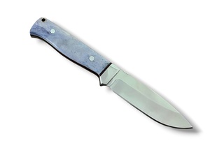 Cuchillo de caza Drop Point con hoja de acero inoxidable, mango de hueso teñido, hoja fija de 9 pulgadas, cuchillo de supervivencia para exteriores de espiga completa, OEM personalizado - Product Image 4