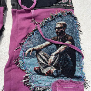 High Waist Men Clothing Stacked <b>Pant</b> Wholesale High Quality Men Distressed Jeans <b>Pant</b> Affordable Price Ripped Jeans <b>Pant</b> - Product Image 4