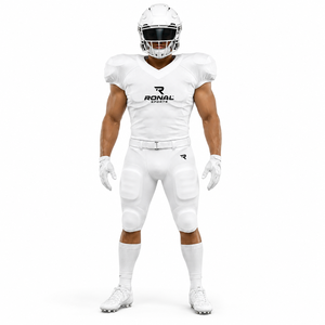 Uniforme de Fútbol Americano de Alta Calidad en Poliéster/Algodón para Adultos, Ropa Deportiva para Equipos, Patrón 3D, Cuello en V, Manga Corta, Deportes Americanos - Product Image 3