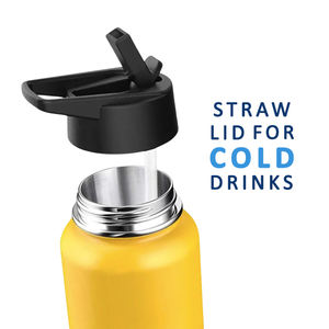 Sustainable 2L Half <b>Gallon</b> Stainless Steel Sport Water Jug Vacuum Iron <b>Bottle</b> for Travel with Convenient Pouch - Product Image 6