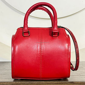 Sac de voyage Speedy en cuir de vachette pleine fleur, fait main, grand format, avec poignée en forme de cœur, style cowgirl, pour femme - Product Image 5