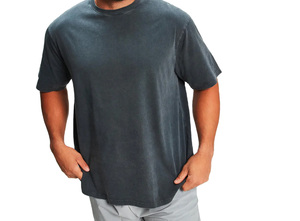 Camiseta de Manga Corta Tie-Dye para Hombre, Cuello Redondo, Corte Regular, Poliéster/Algodón, Informal, Ecológica, de Secado Rápido, Transpirable, con Logotipo de Calavera - Product Image 3