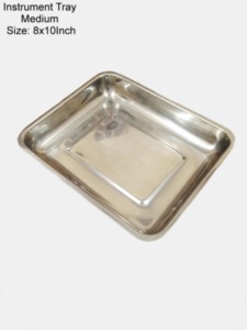 Bandeja Quirúrgica de Acero Inoxidable Java para Instrumentos Médicos, Tamaños Pequeño, Mediano y Grande, con Tapa, Esterilización Manual, Certificación CE - Product Image 5