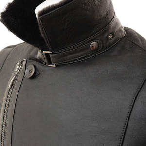 Chaqueta de Cuero para Hombre, Estilo Urbano, de Invierno, Personalizada, de Alta Calidad, Resistente al Viento, Impermeable y Transpirable, con Cierre Personalizado - Product Image 3