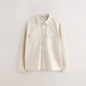 Top Selling Men Shackets Trench 100% Cotton Eco-Friendly Breathable Casual Wear New Arrival - Product Image 3