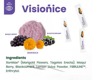 Vision Booster Maqui Berry, Extracto de Grosella Negra y Caléndula en Polvo, Sin Azúcar, Bebida Superalimento Afrutada en Sobres - Product Image 2