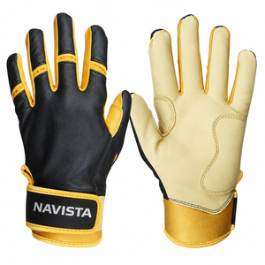 Gants de frappe en cuir pour le baseball en gros |   Utilisation sur terrain unisexe |   Série Performance et Valeur Toutes Saisons |   Manchette longue/courte - Product Image 1