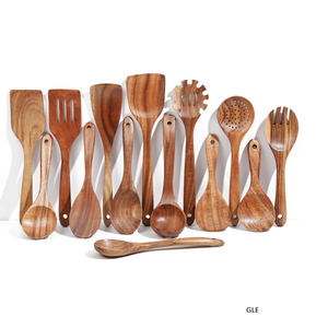Accesorios de cocina vintage de madera para cocinar y hornear, utensilios de cocina naturales al mejor precio. - Product Image 2