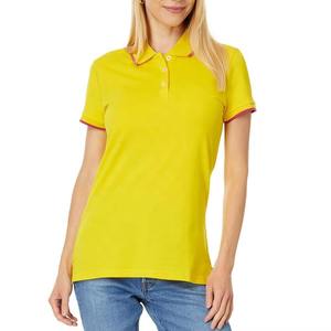 Polos de algodón de alta calidad de 180g, lisos, de manga corta, con estampado sólido, para mujer, para verano, para actividades al aire libre. - Product Image 1