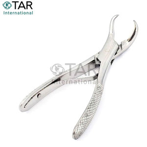 Pinces d'extraction de haute qualité, modèle anglais, pour l'extraction dentaire supérieure et inférieure pédiatrique, instruments chirurgicaux dentaires - Product Image 2