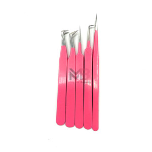 Pinces à cils professionnelles en acier inoxydable, pointes personnalisées, antistatiques, durables, pour extensions de cils - Product Image 3