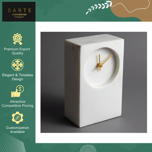 Nuevo Reloj de Escritorio Electrónico de Mármol, Diseño Indio Moderno, Hecho a Mano, de Lujo, de la Mejor Calidad, para Decoración de Oficina - Product Image 5