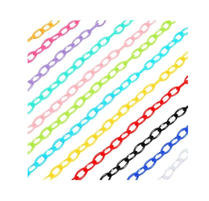 Chaîne de maillons en résine avec logo personnalisable, décoration murale en chaîne de maillons en résine, chaîne murale transparente ouverte - Product Image 4