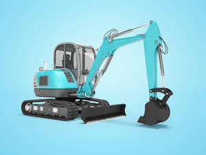 Mini-excavatrice sur chenilles robuste et compacte, haute efficacité, avec pompe Laidong Eaton pour la construction, l'aménagement paysager, l'agriculture et les travaux publics - Product Image 2