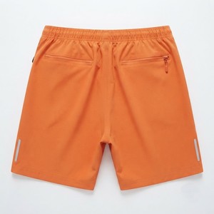 Shorts de sport pour homme de qualité supérieure, couleur orange, séchage rapide, taille élastique, cordon de serrage, légers, pour la course à pied, l'entraînement, la salle de sport, vêtements de sport - Product Image 2